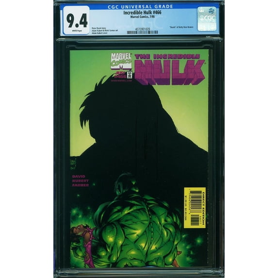 Incredible Hulk #466 - CGC 9.4 Comic Book