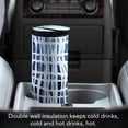 thumbnail image 3 of Highland Home Blue & White 17 oz. Stainless Steel Tumbler w/Lid, 3 of 6