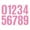 Pink, variant on 4 Inches Digital Sticker,Reflective Mailbox Numbers for Outside, 0-9 Reflective Number Stickers，Waterproof Strong Self Adhesive for Mailbox Address Trash Bin Hard Hat ,WH2,