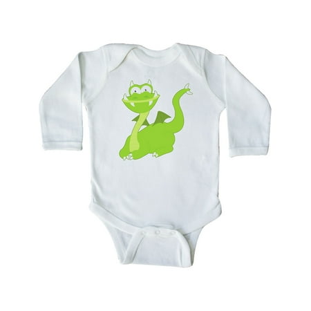 

Inktastic Green Dragon Gift Baby Boy or Baby Girl Long Sleeve Bodysuit