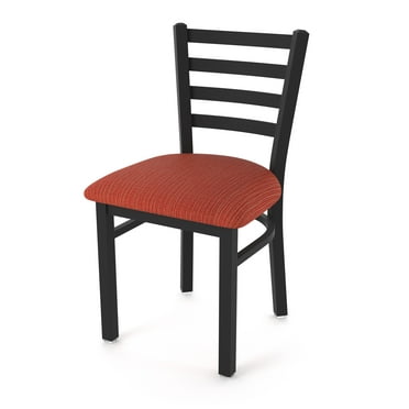 400 Jackie 18" Chair with Black Wrinkle Finish and Graph Poppy Seat