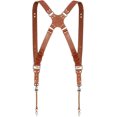 thumbnail image 4 of Camera Strap Accessories for Two-Cameras \\u2013 Dual Shoulder Leather Harness \\u2013 Multi Camera Gear for DSLR/SLR strap by ZMLEVE, 4 of 7