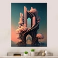 thumbnail image 2 of Designart Futuristic Architectural Building IV Canvas Wall Art, 2 of 5