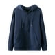 thumbnail image 1 of pstuiky mangas largas para hombre, Sudadera holgada de manga larga con capucha y hombros caídos para hombre top de hombre l, 1 of 2