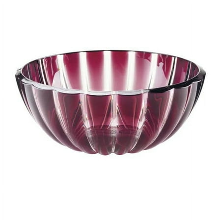 Guzzini Dolcevita Bowl Purple Medium 7.9 inches 20 cm Bio-Based Plastic Durable Elegant Amethyst Serveware  Indoor & Outdoor Entertainment