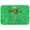 Green, variant on Welcome Palm Tree on Green Glass Cutting Board Large