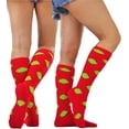 thumbnail image 7 of ToBeInStyle Women's Pack of 6 Soft & Cozy Fuzzy Fleece Plush Knee High Socks - Dot Pattern - One Size, 7 of 7