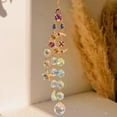 thumbnail image 5 of Crystal Wind Chimes under $5! kkbbma Crystal Suncatcher Wind Chimes, Bohemian Hanging Ornament for Window and Garden, Rainbow Prism Decor with Metal Chain, 5 of 6