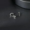 thumbnail image 2 of QQTDFG 16G Stainless Steel Gold Labret Stud CZ Lip Helix Conch Tragus Piercing Jewelry-25-Gold, 2 of 2