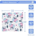 thumbnail image 5 of SKYSONIC Elephant Washcloths Set of 6, Highly Absorbent Soft Cotton Fingertip Towels for Bathroom, Kitchen, Gym, Spa, Home Decor 12 x 12 Inch, 5 of 7