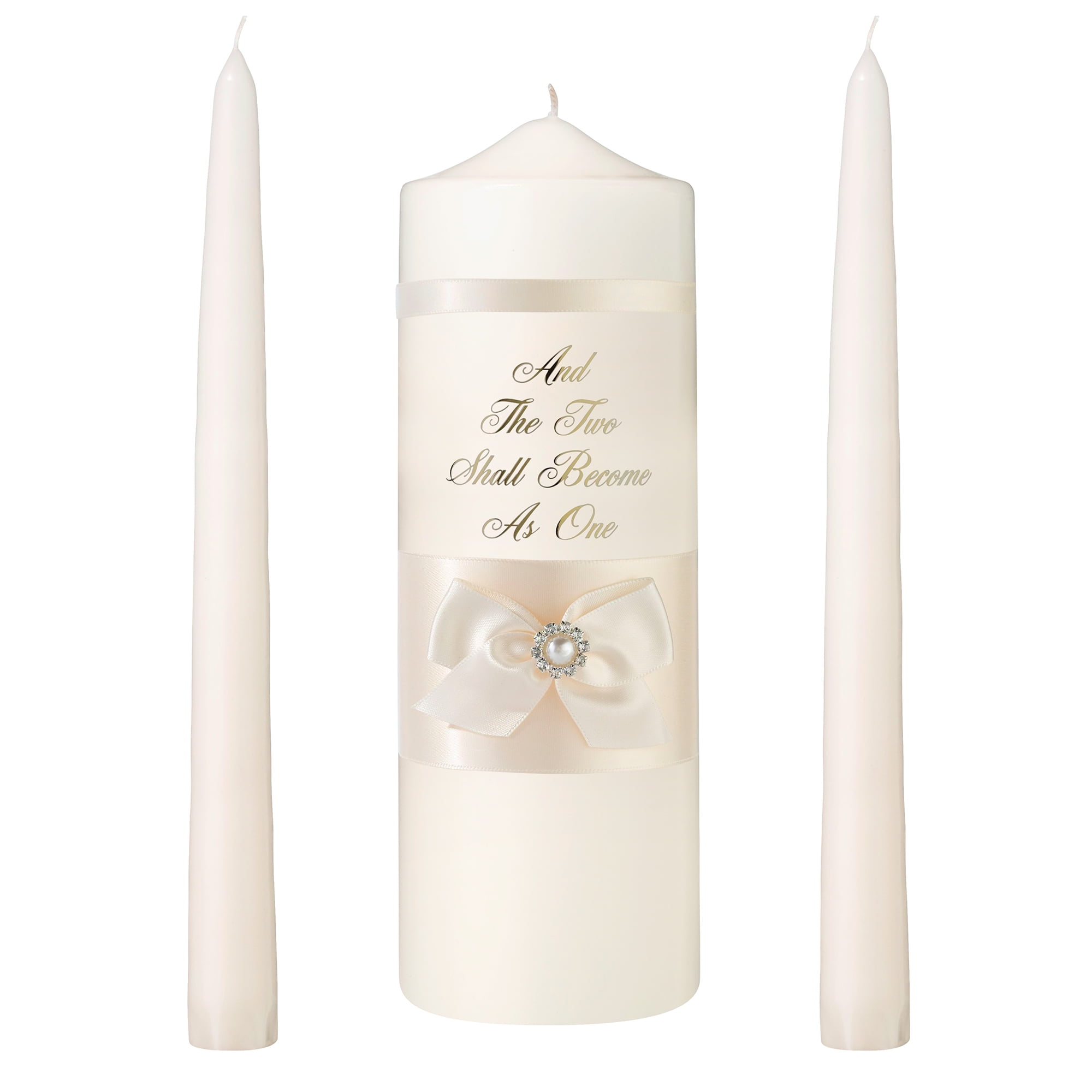 Unity Ceremony no plastic or paper wraps Unity Candle any design Wedding Candle and taper set Wedding candle,