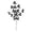 A001- Style A, variant on Halloween Decor, Black Artificial Leaves, 32 Inch Faux Ficus Foliage Hobby, Gothic Halloween Decor, Vase Fillers for Home Decor, Dark Black Foliage Pick for Spooky Halloween Party