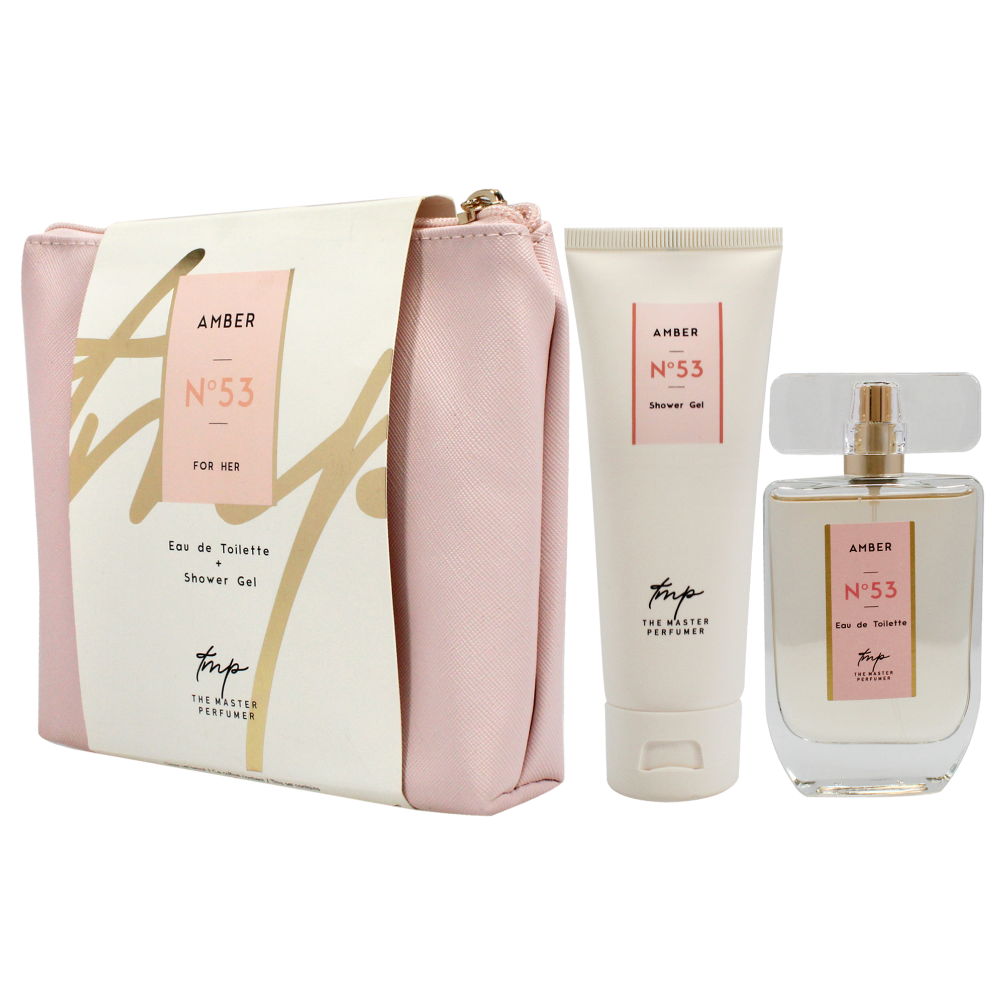 The Master Perfumer Amber N53 , 2 Pc Gift Set 1.7oz EDT Spray, 2.5