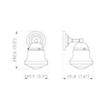 thumbnail image 4 of Z-Lite 1 Light Wall Sconce, 4 of 8
