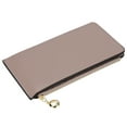 thumbnail image 4 of UTO Genuine Leather Women Wallet RFID Blocking Bifold Multi Card Holder Wallets Organizer with Zipper Pocket(Dark Pink), 4 of 6