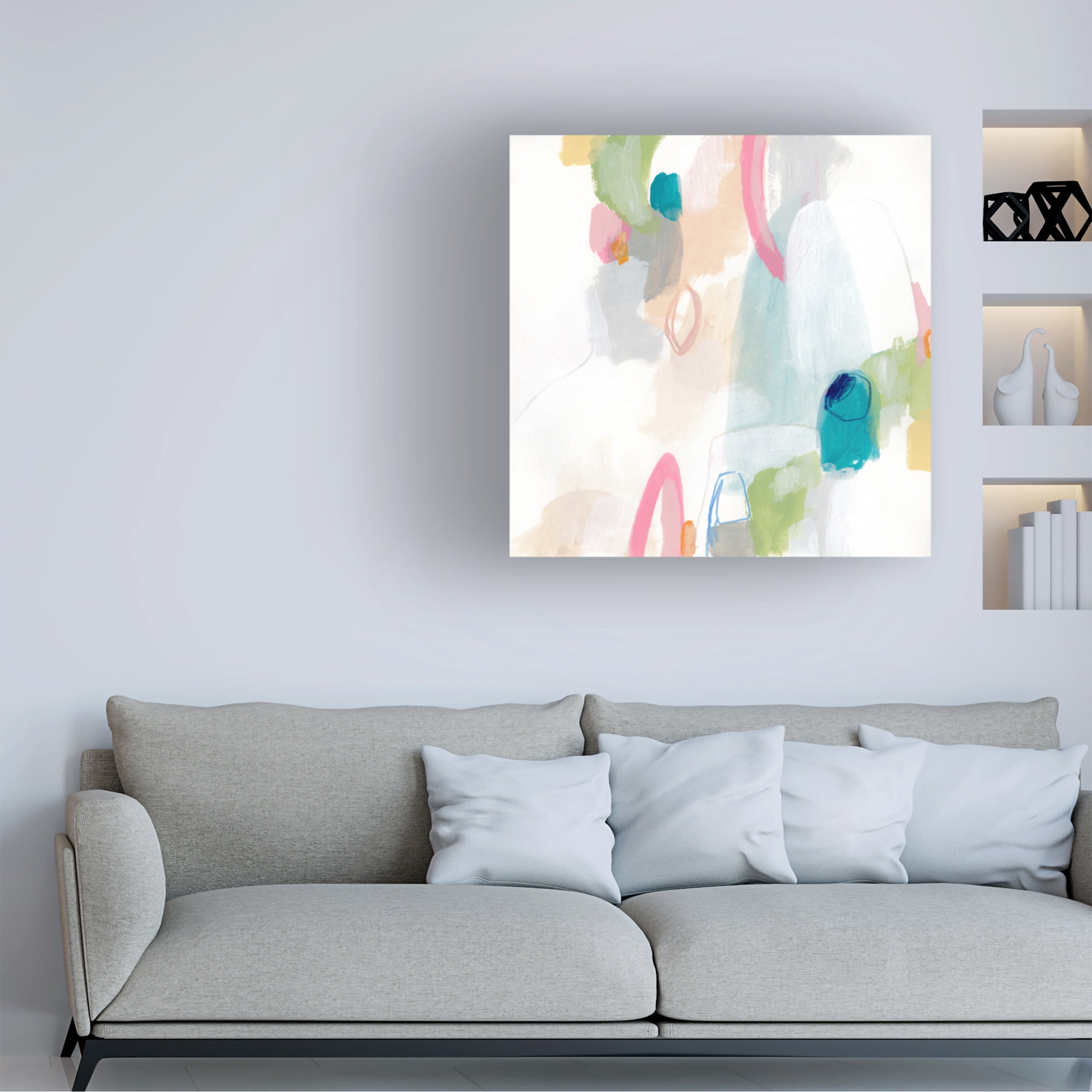 June Erica Vess 'Candy Jacket I' Canvas Art