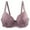 Pink, variant on Elegant Lace Printed Bra for Women with Elastic Underwear - Soft Comfort and Delicate Pattern