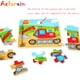 thumbnail image 2 of 2017 Puzzle 3d Puzzles for Children Cartoon Car Animal Wooden Kids Educational Toys Intelligence Brinquedo Educativo heqiyong LED, 2 of 2