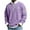 Purple#58, variant on YOIAVAIOY Men's Waffle T-Shirt Long Sleeve Half Zip Color Block Vintage Casual Golf Shirts Zipper Pocket Outdoor Tops Wine M