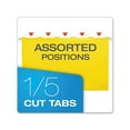 thumbnail image 5 of Pendaflex Reinforced 2" Extra Capacity Hanging Folders 1/5 Tab Legal Yellow 25/Box 4153X2YEL, 5 of 7