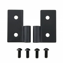 Smittybilt 7607 Lower Door Hinge Brackets - Black Fits select: 1997-2006 JEEP WRANGLER / TJ, 1989-1995 JEEP WRANGLER / YJ