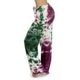 thumbnail image 2 of Just Love Ladies Printed Jersey Jogger Pant (Tie Dye Olive Rust, Large), 2 of 3
