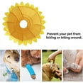 thumbnail image 4 of Anti Licking Protection Elizabeth Collar, Bright Sunflower Design Adjustable Cotton Pet Recovery E Collar For Pets, 4 of 5