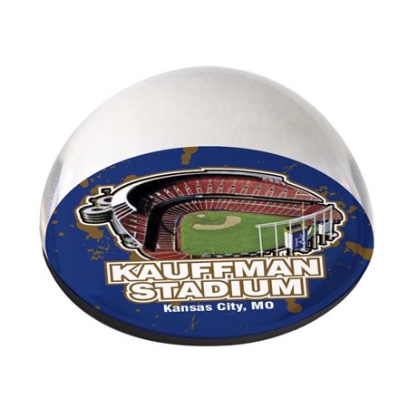 MLB Kauffman Stadium on 2in K9 quality  optical grade crystal