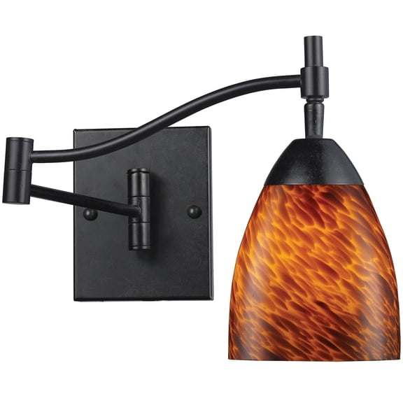 Elk Home 10-Inch Wide Celina Sconce, Transitional, Dark Rust