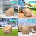 thumbnail image 3 of Fundas para Sillas de Patio BROSYDA Impermeables Paquete de 2 84x79x79 cm, 3 of 8