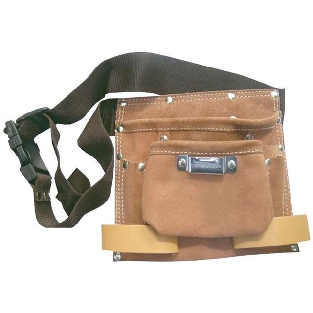 Estuche Porta Herramientas VentDepot ToolBelt 4 Bolsillos 100% Piel de Bovino MXTOB-001