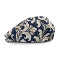 thumbnail image 2 of Chririnla Polyester Newsboy Hat for Casual Outings and Driving, Adjustable Durable Flat Beret Cap for Men and Women, Gold Baroque Scroll Pattern, 2 of 4