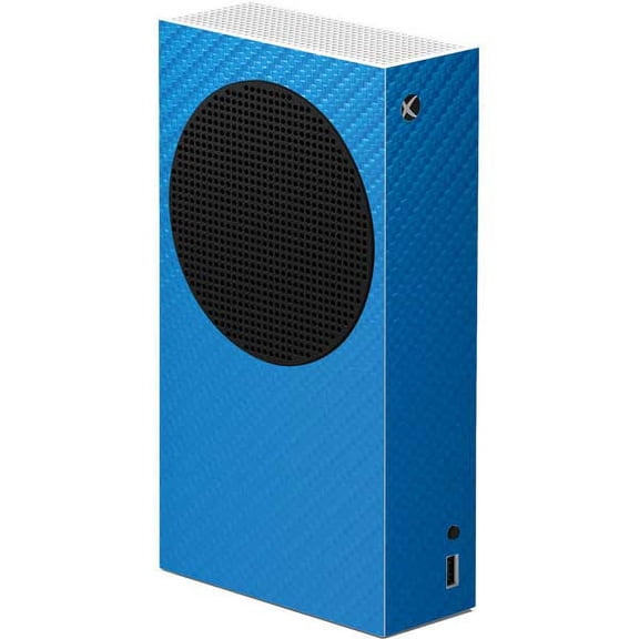 Skinit Textures Blue Carbon Fiber Xbox Series S Console Skin