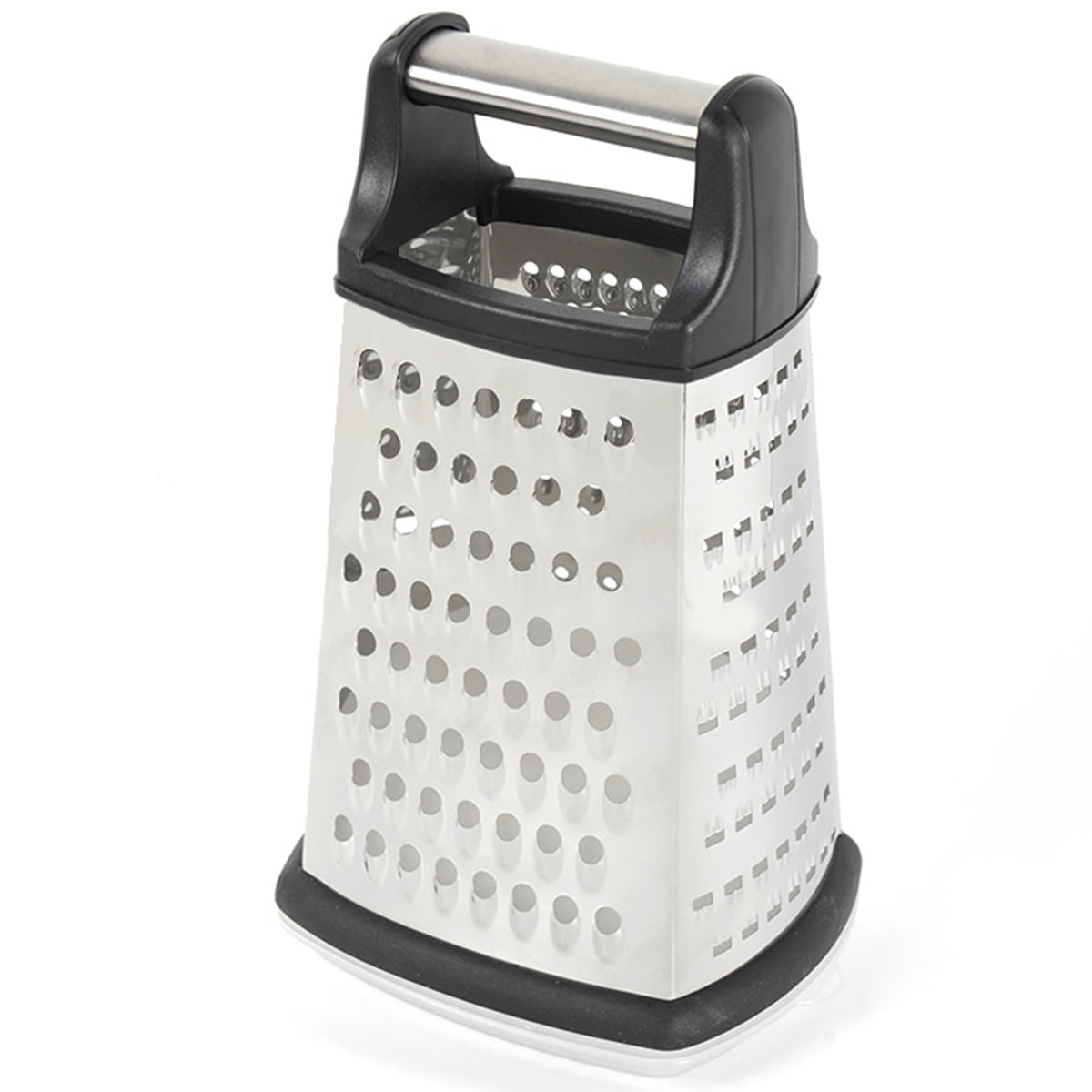 GORWARE Stainless Steel Box Grater with Soft Grip Cheese Grater Box 4