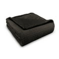thumbnail image 3 of Plush Heaven Chevron Throw Black, 3 of 3