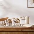 thumbnail image 2 of Escultura de Estatua de creativa, figura de arte de colección, adorno decorativo, escultura de Animal para escritorio, estantería, sala de estar, , Fanmusic Escultura de, 2 of 7
