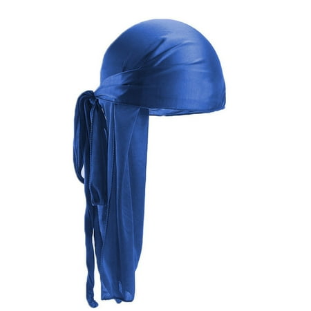 

Yoslce Headband Scrub Cap Popular Fashion Soft Imitation Silk Long Tail Hip-Hop Headscarf