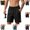 Black, variant on YOUYEDIAN Gym Shorts Men Casual Loose Running Beach Shorts