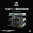 thumbnail image 6 of Diorama 1:64 Car Garage Model, LED Lighting Multi-Story Parking Lot Scene Display Model, Diecast Car Model Display Case Gift Model, 6 of 7