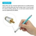 thumbnail image 4 of Uxcell 5pcs Stylus Pen Fiber Tips Universal Replacement 6mm for 2 in 1 Stylus Pen Capacitive Screen Devices 19mm, 4 of 7