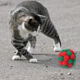 thumbnail image 4 of Cat Toy Balls , Colorful Soft Fuzzy for Cats, Interactive Playing Chewing Toys for Indoor Cats and Kittens, 4 of 9