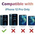 thumbnail image 3 of IBAOLE for iPhone 12 Pro Camera Lens Protector, 3D Bling Diamond Rear Camera Cover, Premium HD Tempered IBAOLE Aluminum Alloy Lens Ring Decoration Cover Film - Colorful Diamond 3d Diamond, 3 of 6