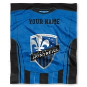 MLS Montreal Impact "Jersey" Personalized Silk Touch Throw Blanket