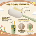 thumbnail image 2 of 5 in 1 Bottle Lid Gap Cleaning Brush Set, Multifunctional Cup Cleaner for Baby Bottles, Drinking Cups & Straws, Modular & Detachable Design with Long Handle, Easy Rinsing, 2 of 7