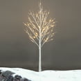 thumbnail image 4 of 5 Feet Birch Tree with Lights, Upgraded 72 LED White Christmas Tree Christmas Ornament for Festival, Wedding, Party, Indoor and Outdoor Home Decoration, LL130, 4 of 10