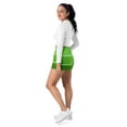 thumbnail image 2 of Women’s Recycled Polyester Athletic Shorts Stretch Elastic Waist Pockets Green (XS), 2 of 3
