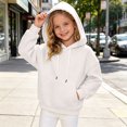 thumbnail image 2 of Gubotare Baby Hoodies Boy Boys Hoodies Sweatshirts Casual Long Sleeve Pullover 3T 4T (White,3-4 Years), 2 of 6