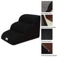 thumbnail image 2 of Dog Stairs Curved Ladder 3 Steps Soft Comfortable Pet Stairs, Removable Washable Pet Ladder Small Dog Ramps for Sofa Bed, 2 of 3