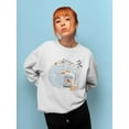 thumbnail image 2 of A Bird In Winter Sweatshirt Women -Image by Shutterstock, Female Small, 2 of 4