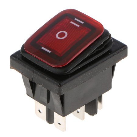 On/Off/On, 6Pin 3Position, Mini Toggle Rocker Switch, Car Boat Rocker ...